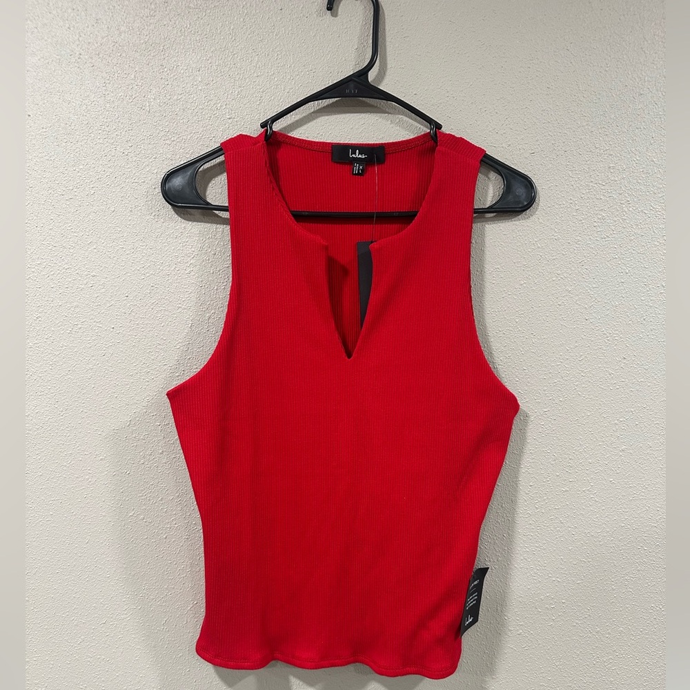 NWT Lulus Ribbed Tank Top